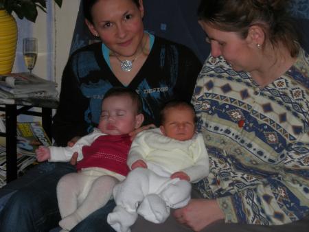 Avec Corine et la petite Lina