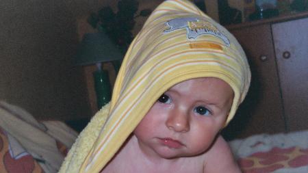 Dans ma cape de bain